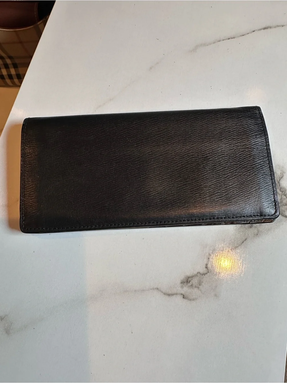 vintage Burberry Black Label Long Wallet.